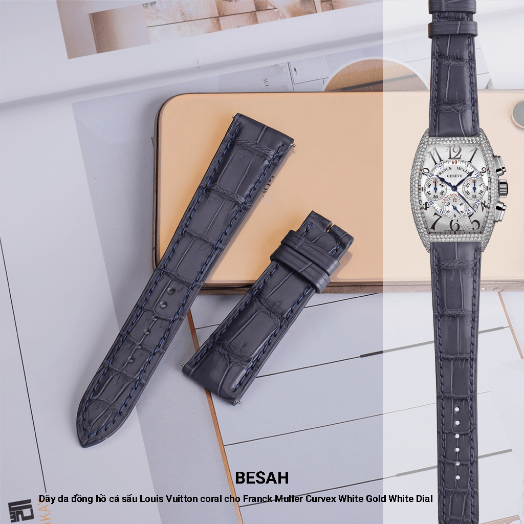 Franck Muller Curvex White Gold White Dial