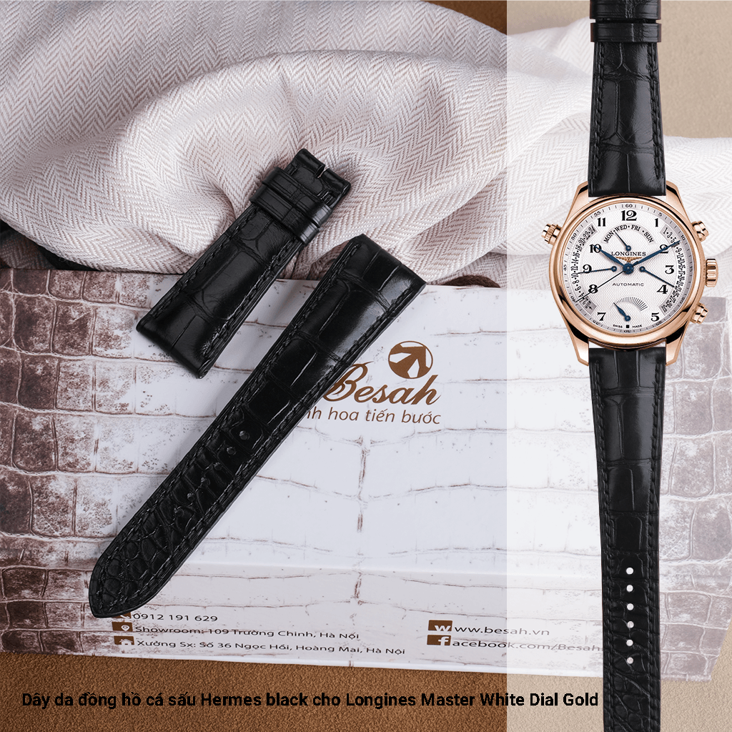 Longines Master White Dial Gold
