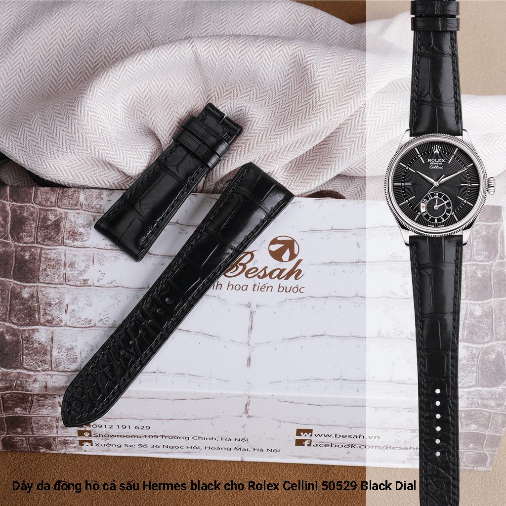 Rolex Cellini 50529 Black Dial