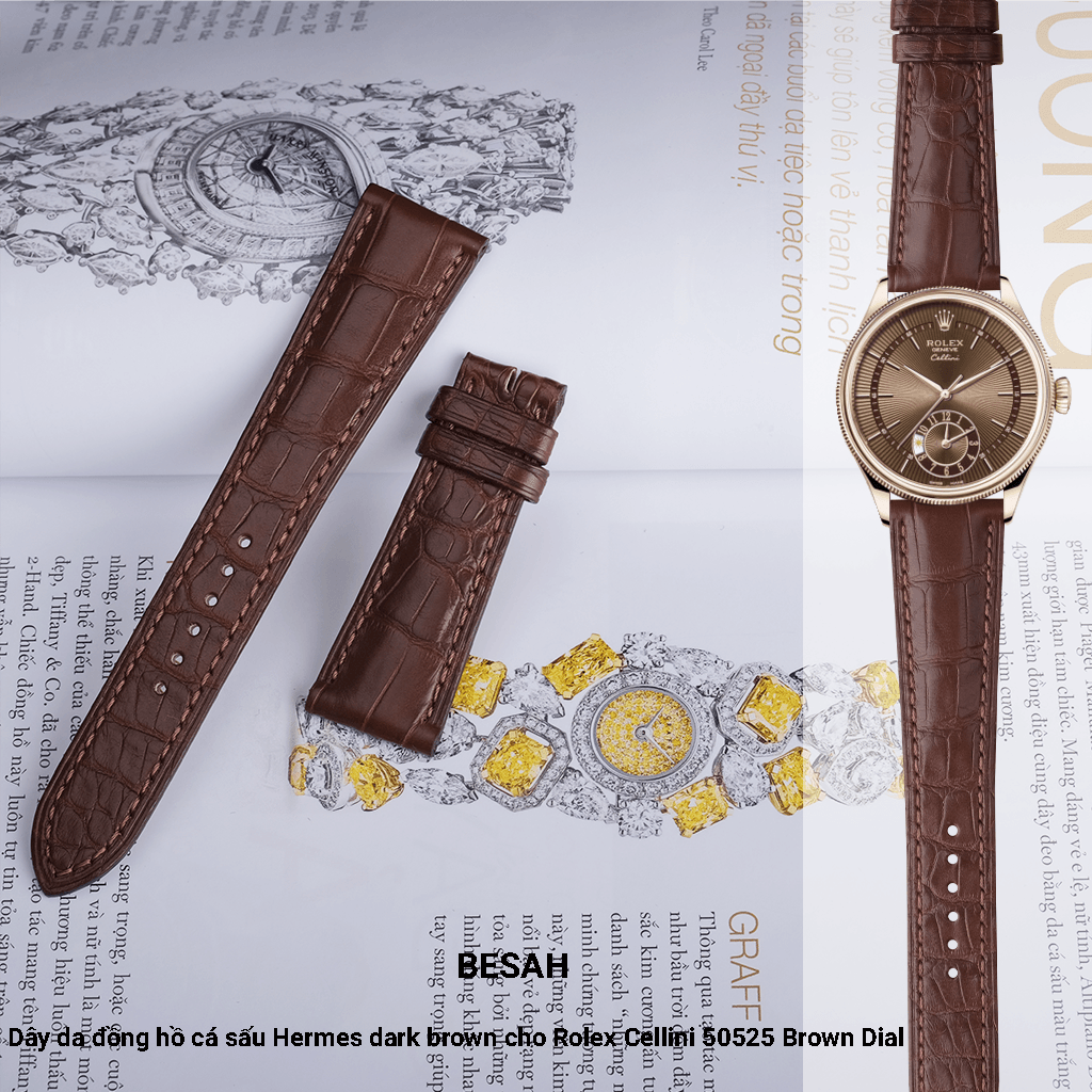Rolex Cellini 50525 Brown Dial