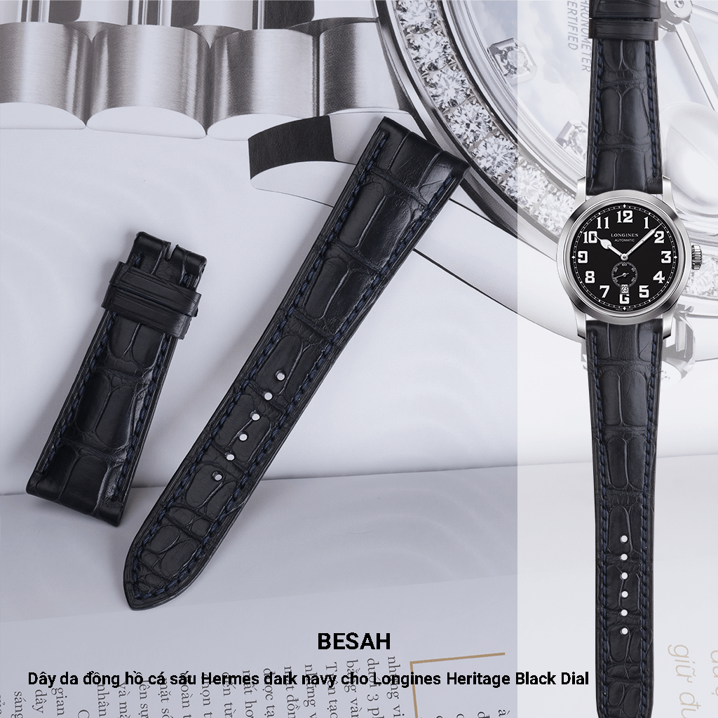 Longines Heritage Black Dial