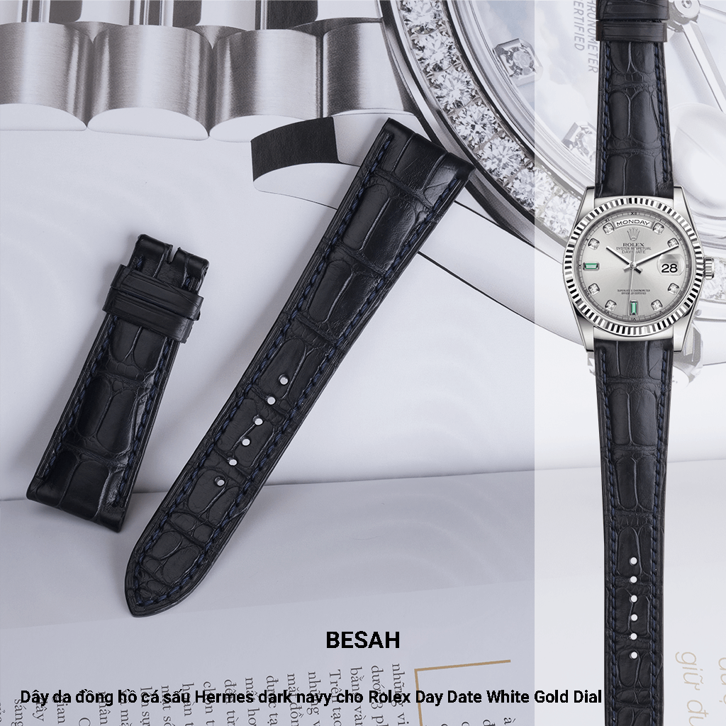 Rolex Day Date White Gold Dial